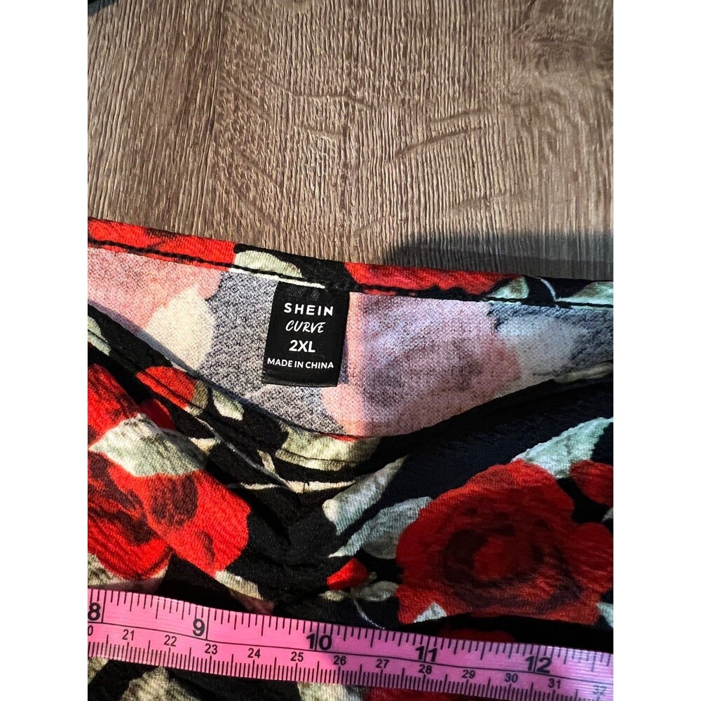 SHEIN Curve fitted stretchy rose slip dress - Picture 7 of 7